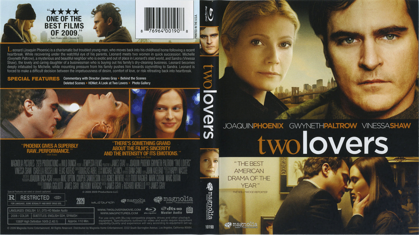Two Lovers - Blu-ray Drama 2008 R
