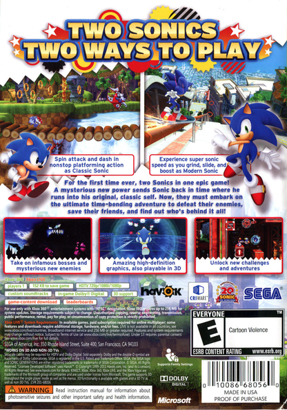 Sonic: Generations - Xbox 360