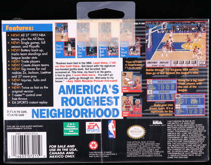 NBA Showdown SNES 9.8 A+ - NEBRASKA COLLECTION