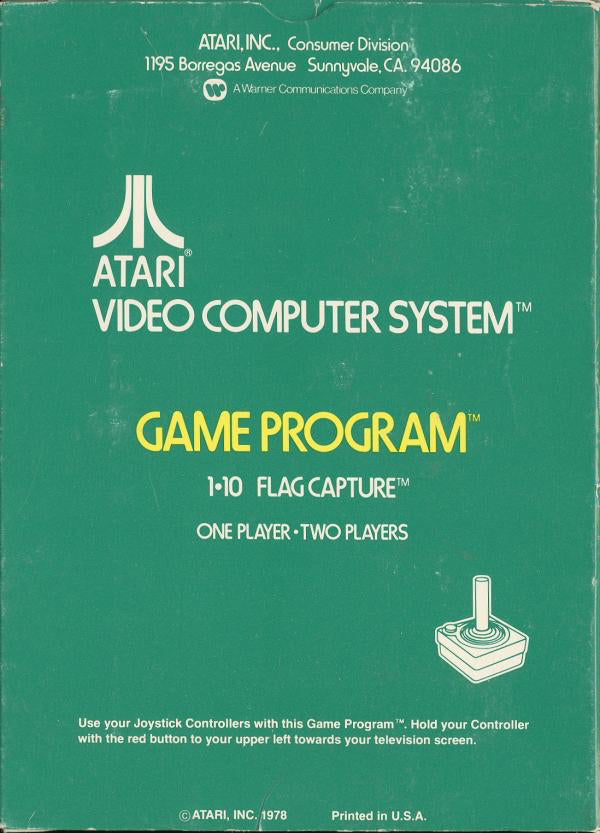Flag Capture (Picture Label) - Atari 2600