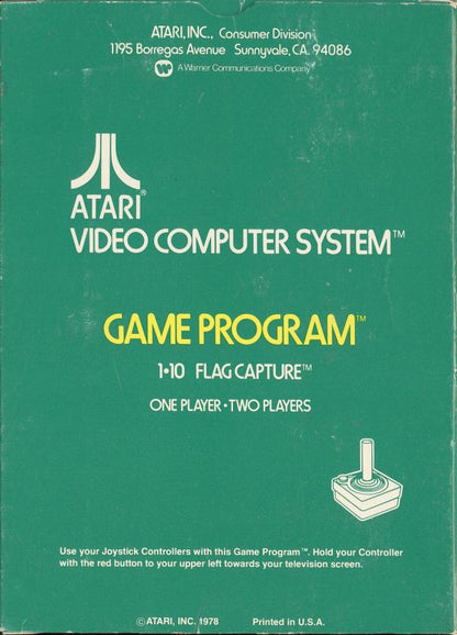 Flag Capture (Picture Label) - Atari 2600