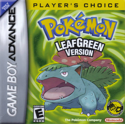 Pokemon Leaf Green - Player's Choice - GBA