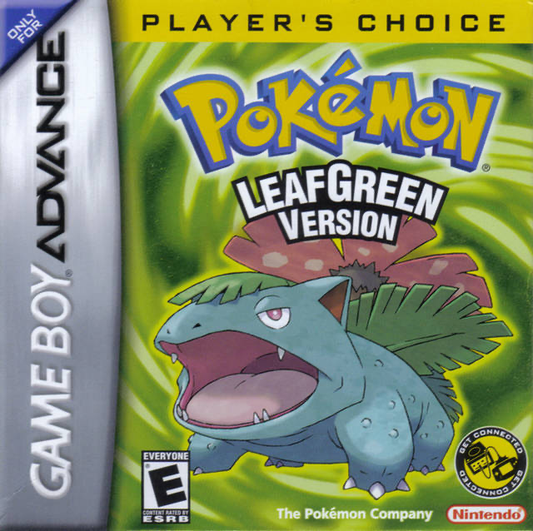 Pokemon Leaf Green - Player's Choice - GBA