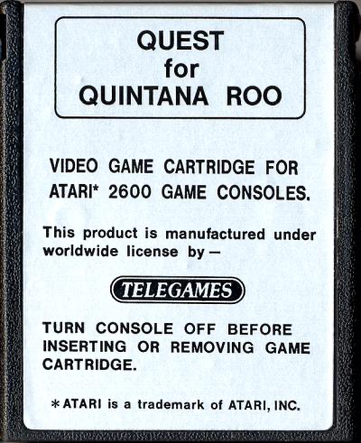 Quest for Quintana Roo (White Label) - Atari 2600