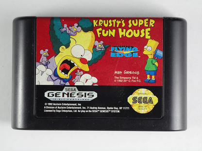 Krusty's Super Fun House - Genesis
