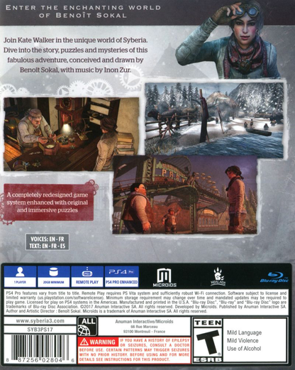 Syberia 3 - PS4