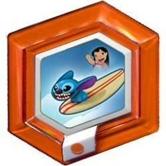 Hexagonal Power Disc | Hangin' Ten Stitch with Surfboard - Disney Infinity 1.0