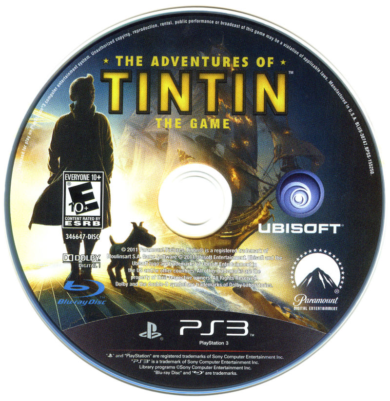 Adventures of Tintin, The - PS3