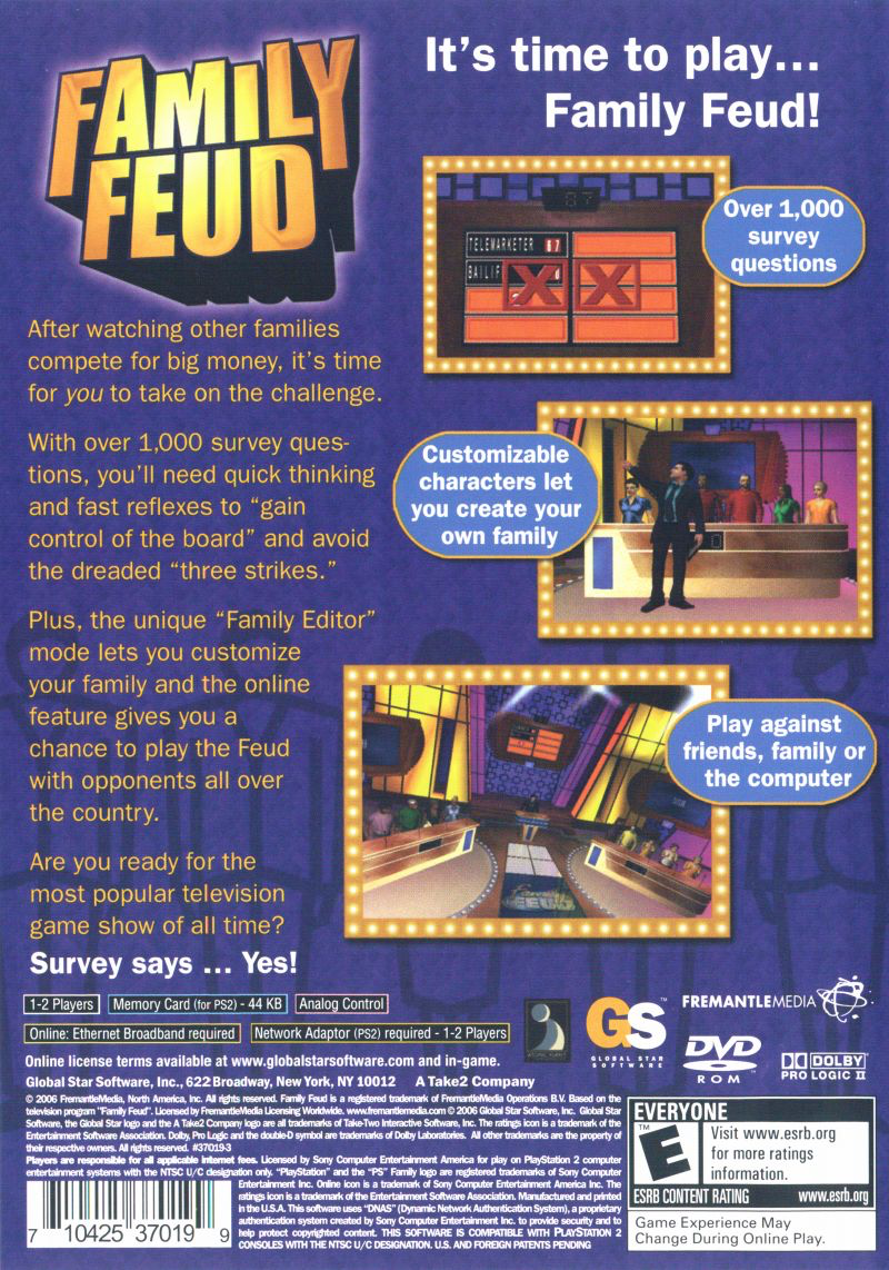 Family Feud - PS2