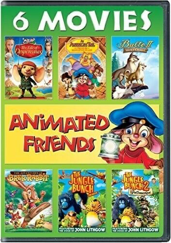 Animated Friends 6-Movie Collection: Tale Of Despereaux / American Tail: The Treasure Of Manhattan Island / Balto II / ... - DVD
