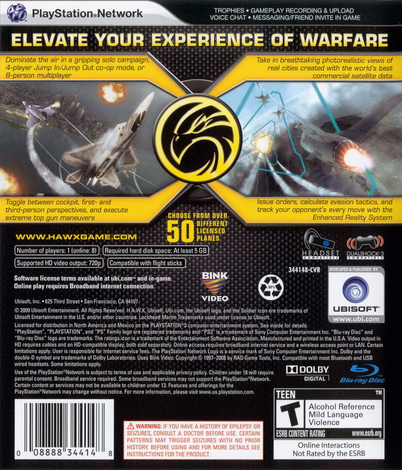 Tom Clancy's HAWX - PS3
