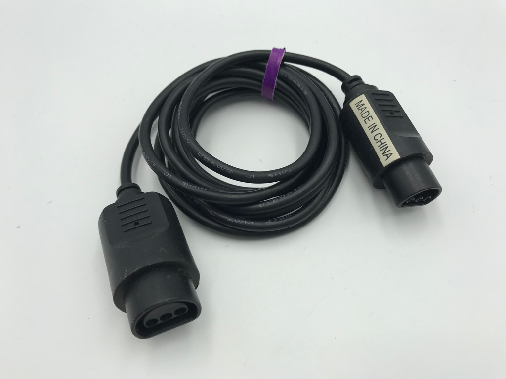 Controller Extension Cord Generic Black - N64
