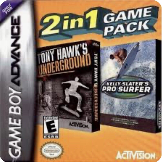 Tony Hawk Kelly Slater Double Pak - GBA