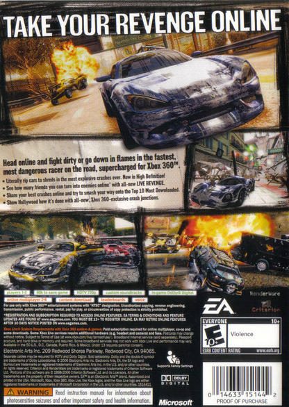 Burnout Revenge - Xbox 360