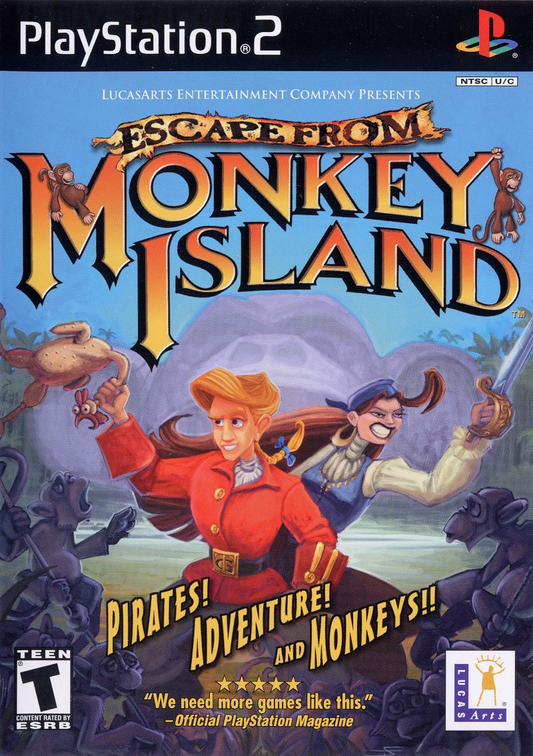 Escape from Monkey Island - PS2