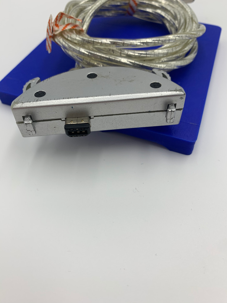 Gameboy Advance Link Cable Intec Printed Label Clear Sliver - Gamecube