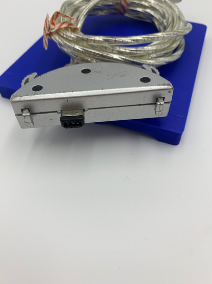 Gameboy Advance Link Cable Intec Printed Label Clear Sliver - Gamecube