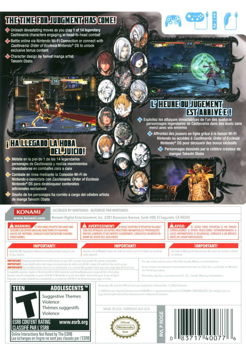 Castlevania: Judgment - Wii