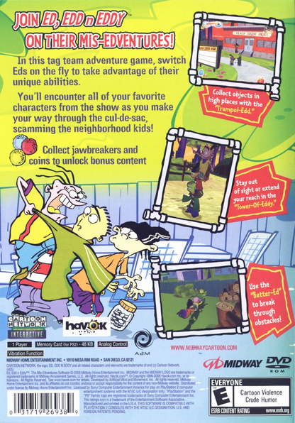Ed Edd N Eddy Mis Edventures - PS2