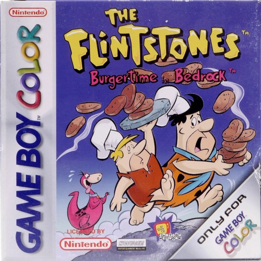 Flintstones Starring in Burgertime in Bedrock - GBC
