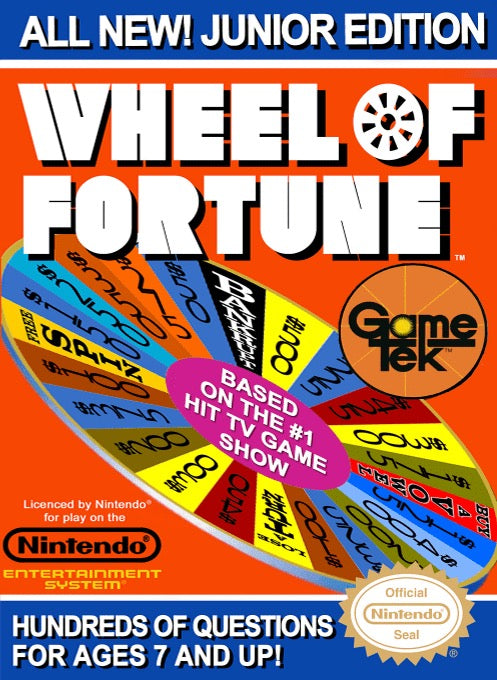 Wheel of Fortune Junior Edition - NES