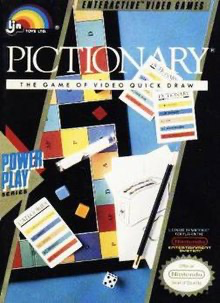 Pictionary The Game of Video Quick Draw - NES