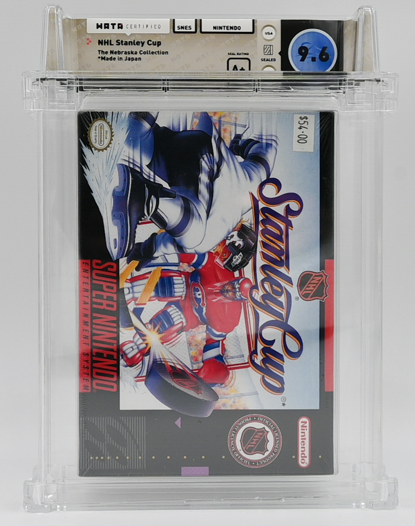 NHL Stanley Cup SNES 9.6 A+ - NEBRASKA COLLECTION