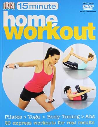 15 Minute Home Workouts: Everyday Pilates / Abs Workout / Better Back Workout / Total Body Workout / Gentle Yoga - DVD
