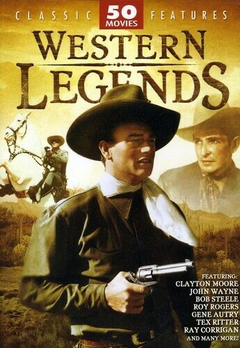 Western Legends 50 Movie Pack: Apache Kid's Escape / Bells Of San Fernando / Below The Border / Between Men / ... - DVD