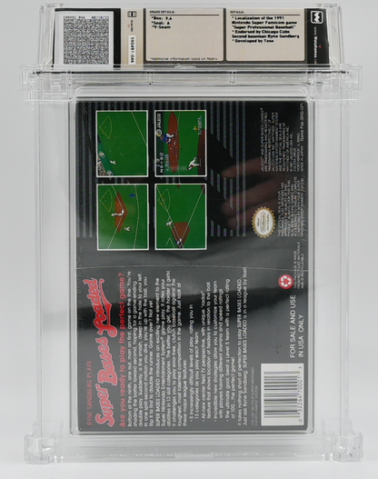 Super Bases Loaded SNES 9.6 A - NEBRASKA COLLECTION