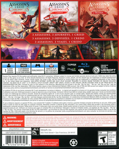 Assassin's Creed: Chronicles - PS4