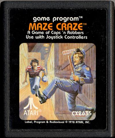 Maze Craze: A Game of Cops and Robbers (Picture Label) - Atari 2600