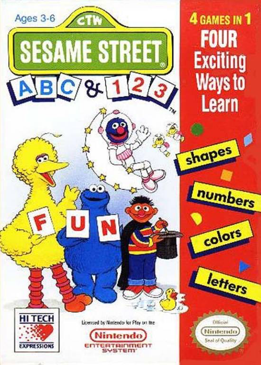 Sesame Street ABC & 123 - NES