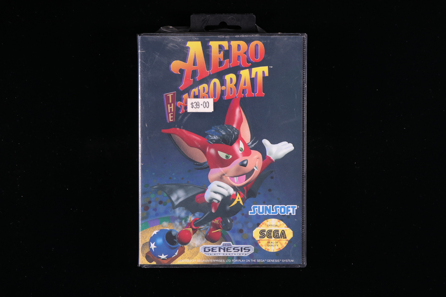 Aero the Acro-Bat SEGA GENESIS 9.6 A+ - NEBRASKA COLLECTION
