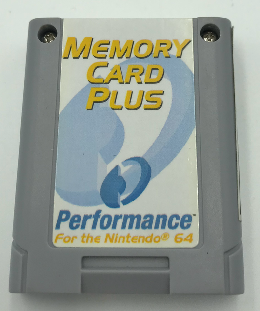 Memory Card N64 Performance 4x Memory Grey/Blue - N64