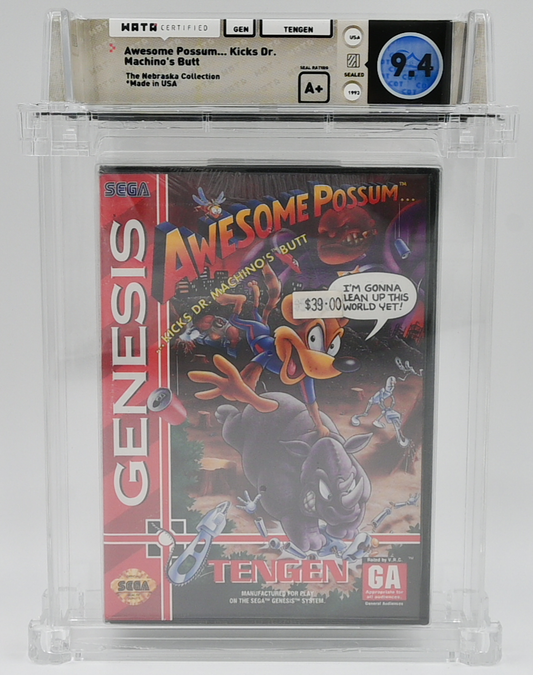 Awesome Possum SEGA GENESIS 9.4 A+ - NEBRASKA COLLECTION