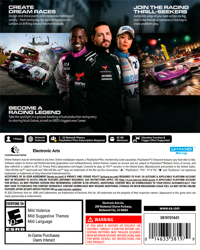 Grid Legends - PS5