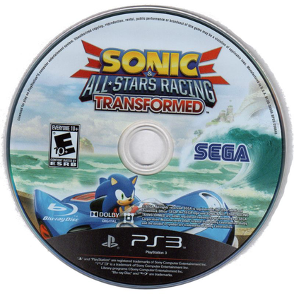 Sonic & All-Stars Racing: Transformed - PS3