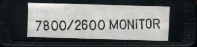 Monitor Cartridge - Atari 7800