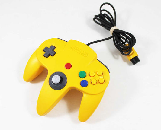 Official Wired Controller | Solid Yellow - N64