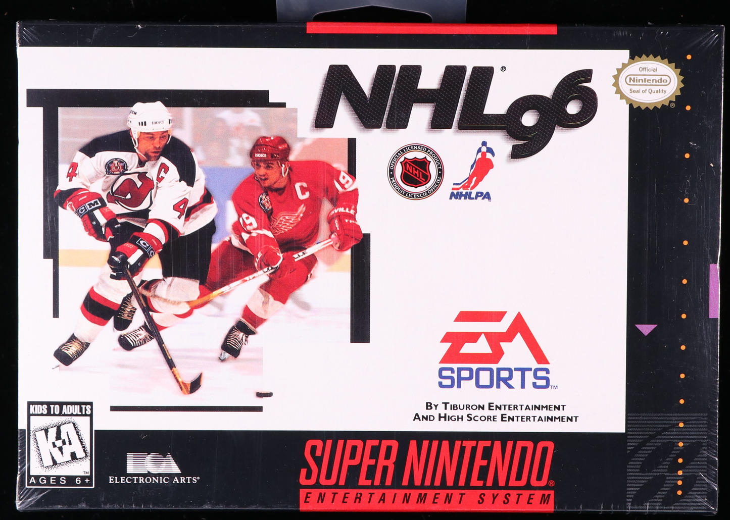 NHL 96 SNES 9.6 A+ - NEBRASKA COLLECTION
