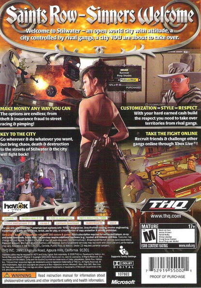 Saints Row - Xbox 360