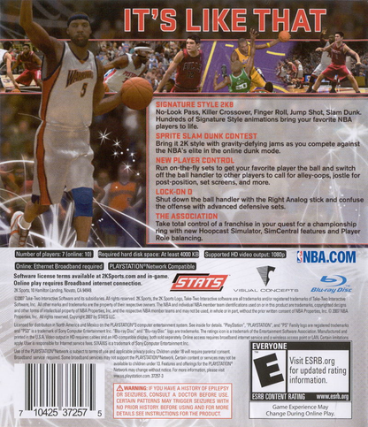 NBA 2K8 - PS3