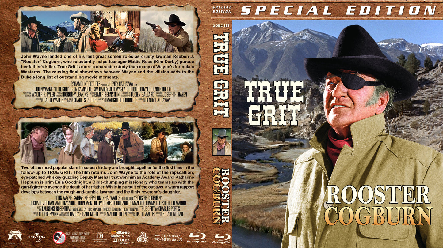 Rooster Cogburn - Blu-ray Western 1975 PG