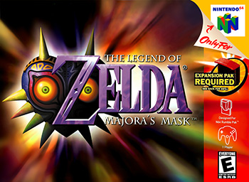 Legend of Zelda, The: Majora's Mask (Not For Resale Gold) - N64