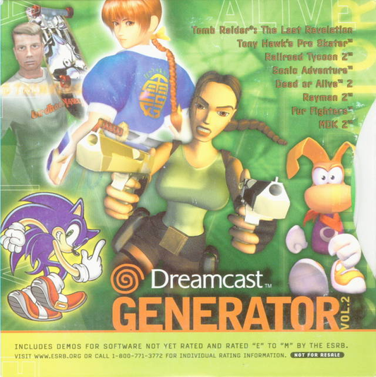 Generator Demo Disc Vol. 2 - Dreamcast