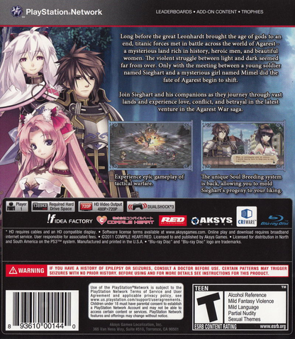 Record of Agarest War: Zero - Limited Edition - PS3