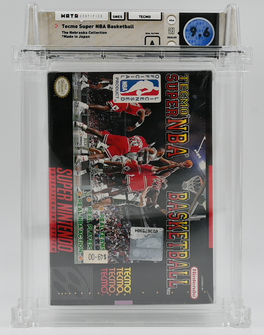Tecmo Super NBA Basketball SNES 9.6. A - NEBRASKA COLLECTION