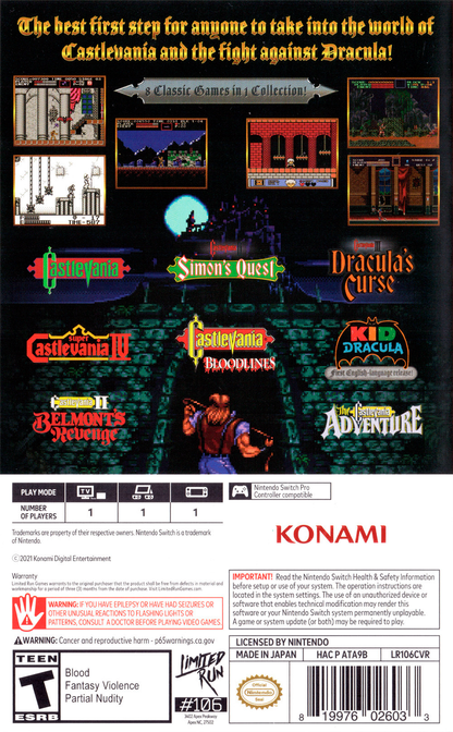 Castlevania: Anniversary Collection - Switch