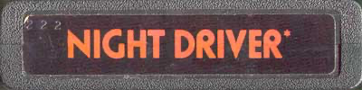 Night Driver (Picture Tele-Games) - Atari 2600
